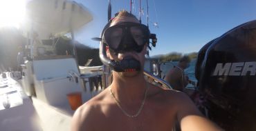 Ce matin je suis allée en mer au large pour faire du snorkelling.